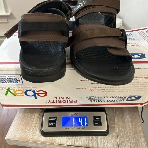 New Balance 250 Adjustable Adrift Sandals Mens SUA250B1 Brown Size 12 - Picture 9 of 9